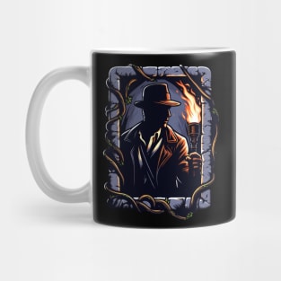 Epic Adventurer - Explorer with Torch in Hand - Adventure Mug